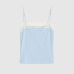 Madewell Lace-Trim Square-Neck Tank